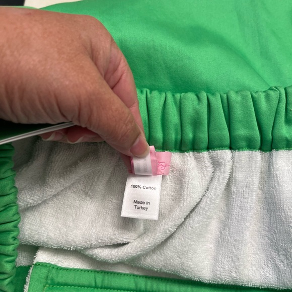 NWT Lilly Pulitzer green lace towel wrap XS/S - Picture 6 of 7